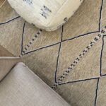 Tassamt - Tapis berbère beige foncé 242x150