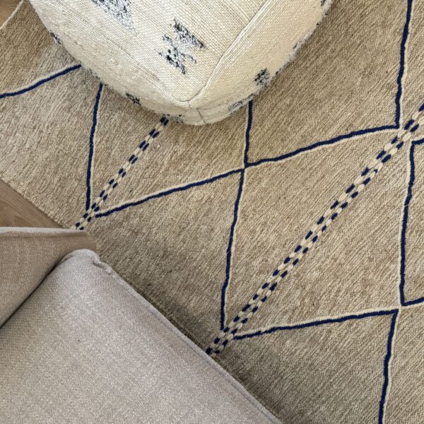 Tassamt - Tapis berbère beige foncé 242x150