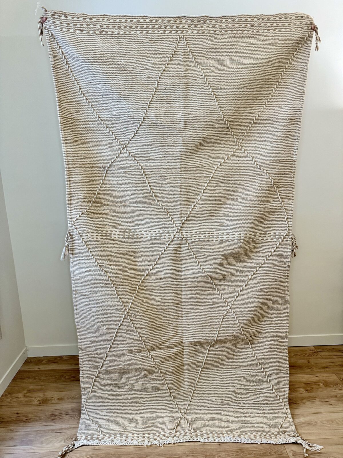 Tilelli - Tapis berbère beige 270x150 – Image 2