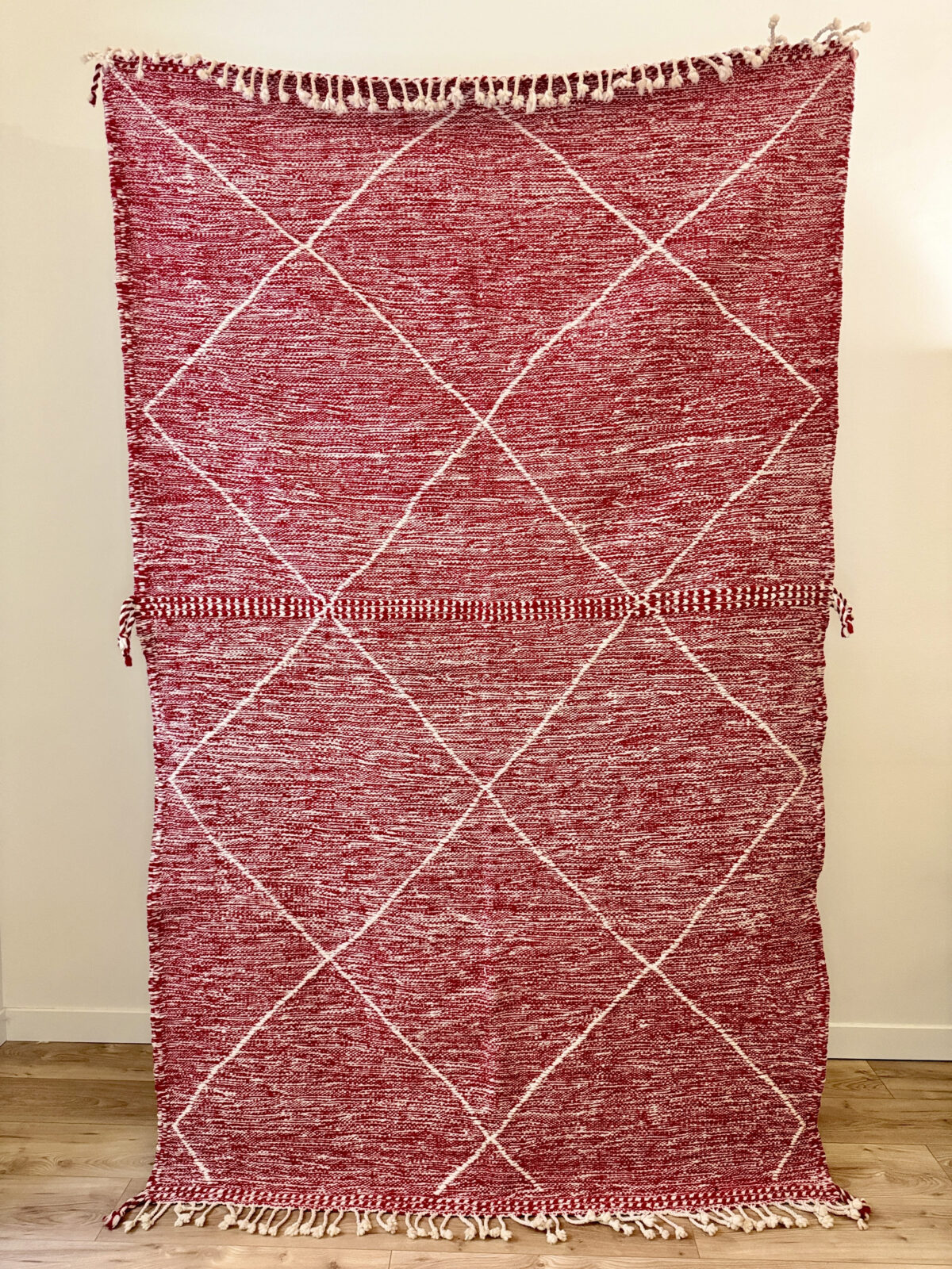 Amur - Tapis berbère rouge 252x154 – Image 3