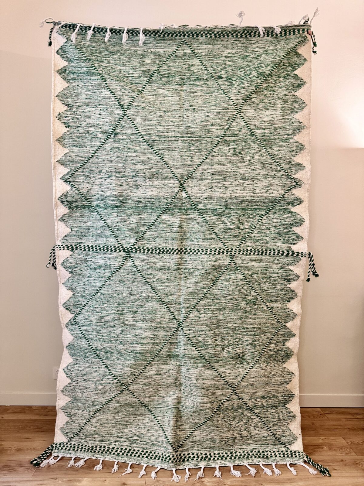 Tafrawt - Tapis berbère vert 257x153 – Image 2