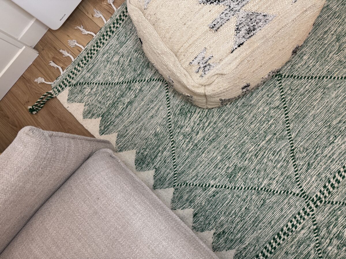 Tafrawt - Tapis berbère vert 257x153 – Image 4