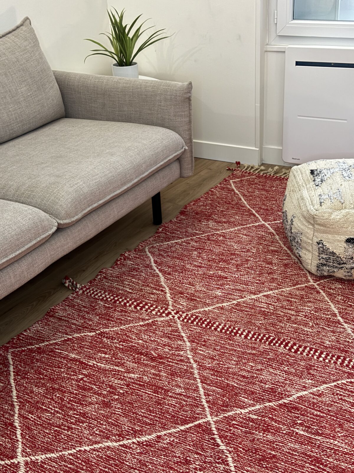 Amur - Tapis berbère rouge 252x154 – Image 4