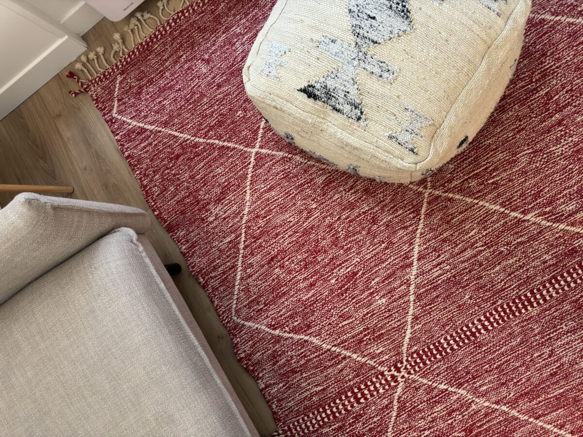 Amur - Tapis berbère rouge 252x154 – Image 2