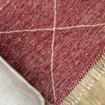 Amur - Tapis berbère rouge 252x154