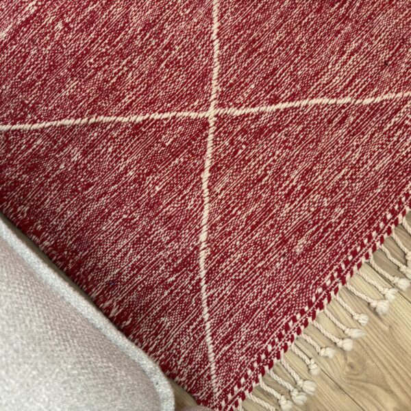Amur - Tapis berbère rouge 252x154